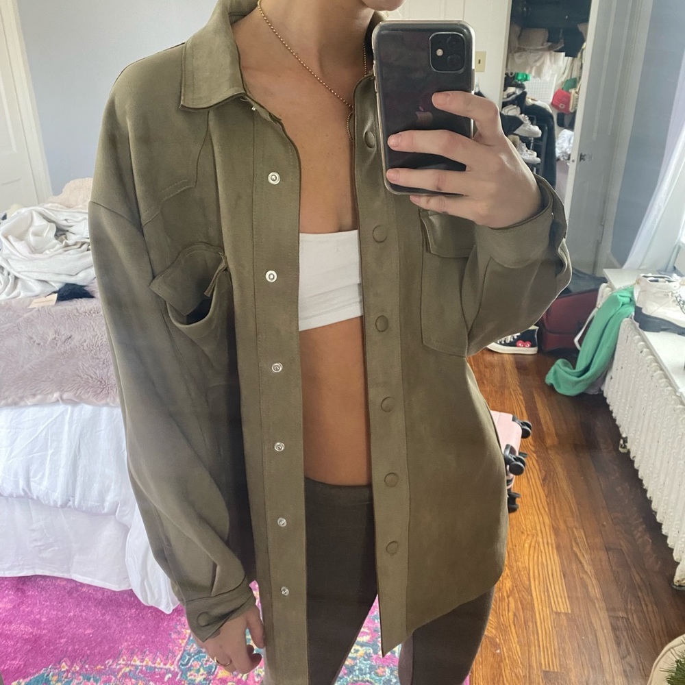 Zara Suede Jacket HOLD - can’t ship till August